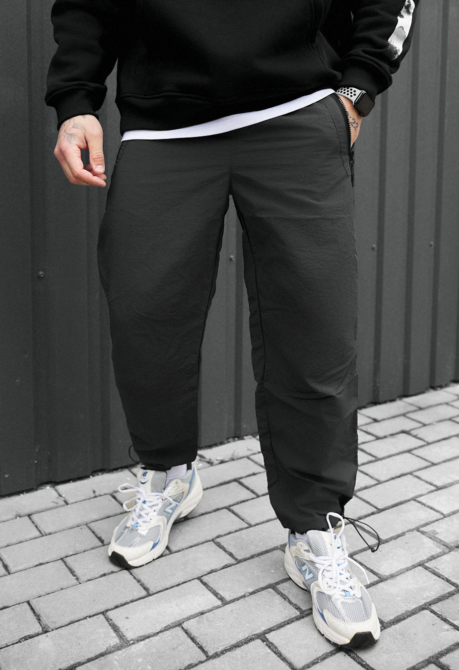 Spodnie Staff ni dark gray