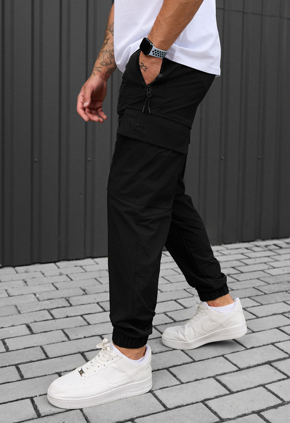 Spodnie Staff cargo pa black