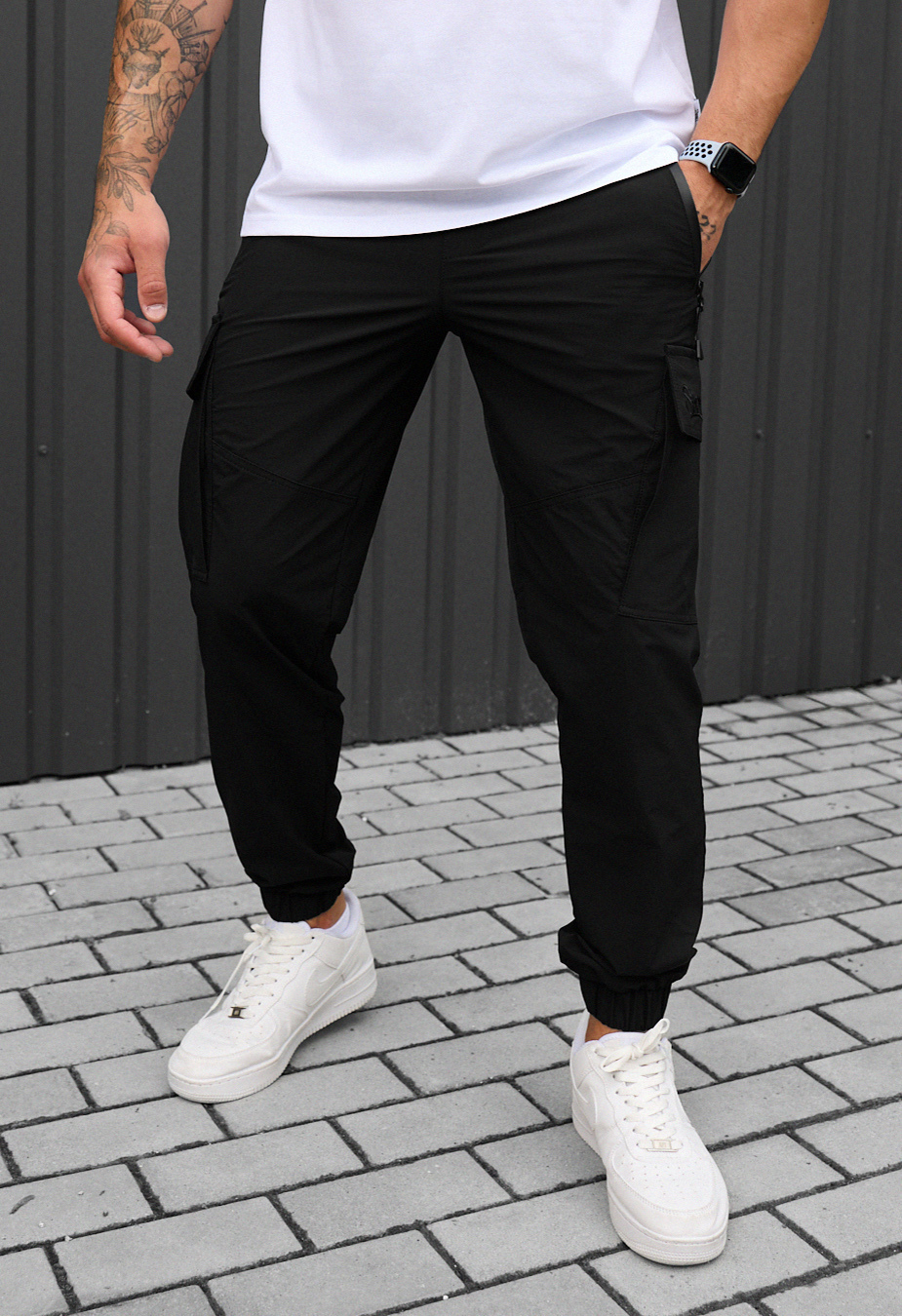 Spodnie Staff cargo pa black