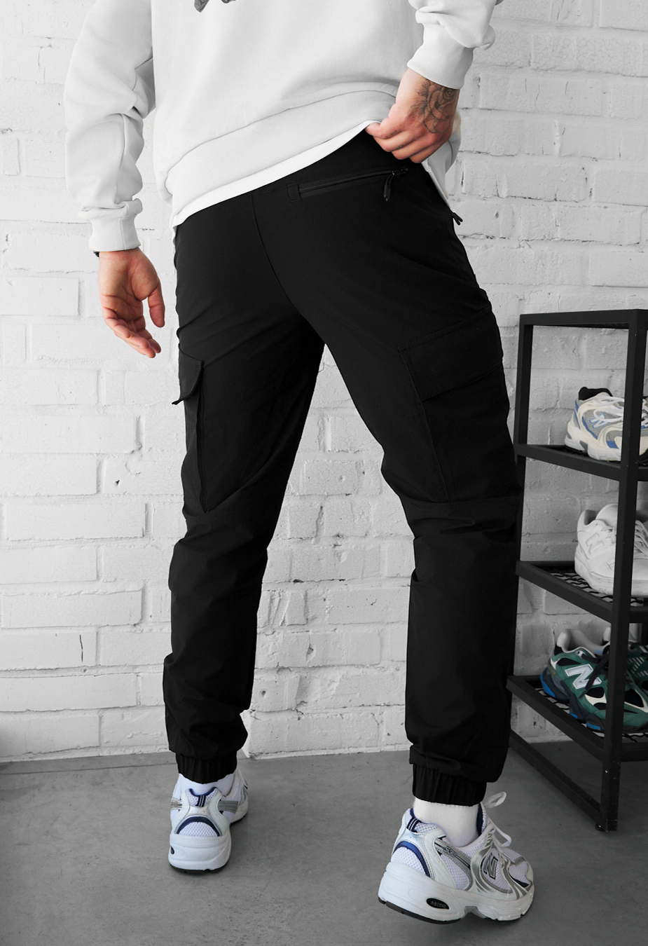 Spodnie Staff cargo pa black