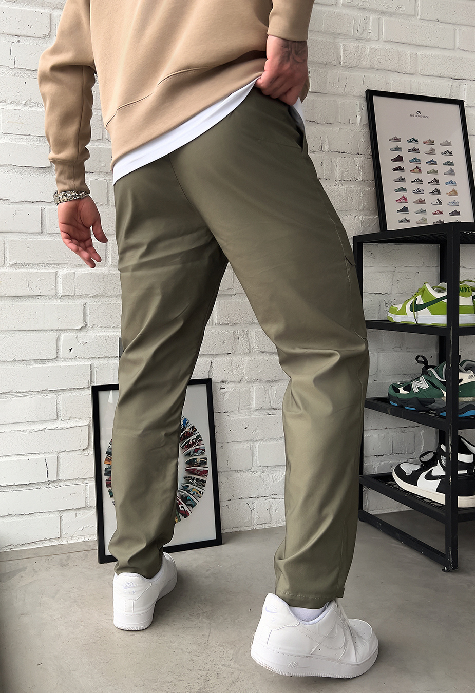 Spodnie Staff cargo me khaki