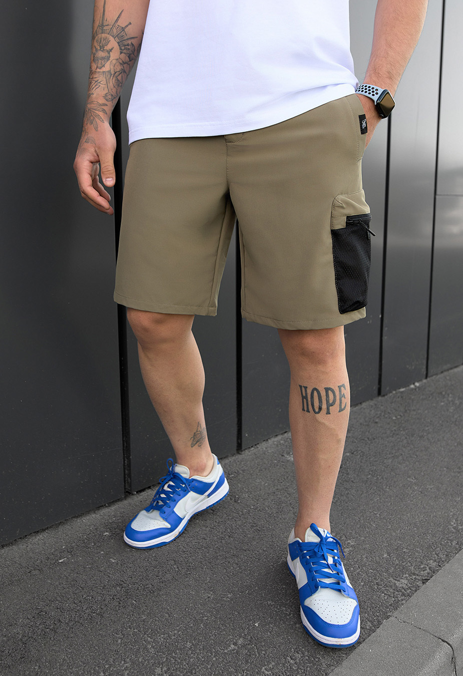 Spodenki Staff cargo sit khaki