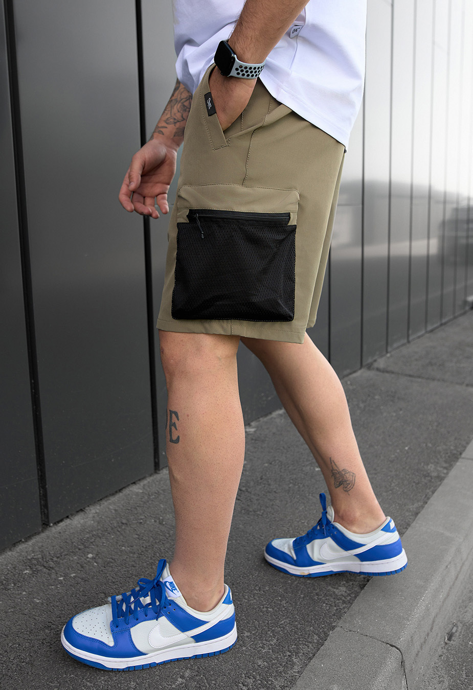 Spodenki Staff cargo sit khaki