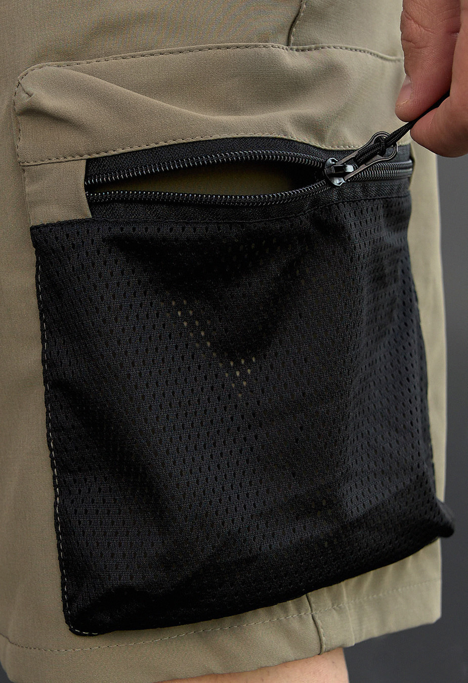 Spodenki Staff cargo sit khaki