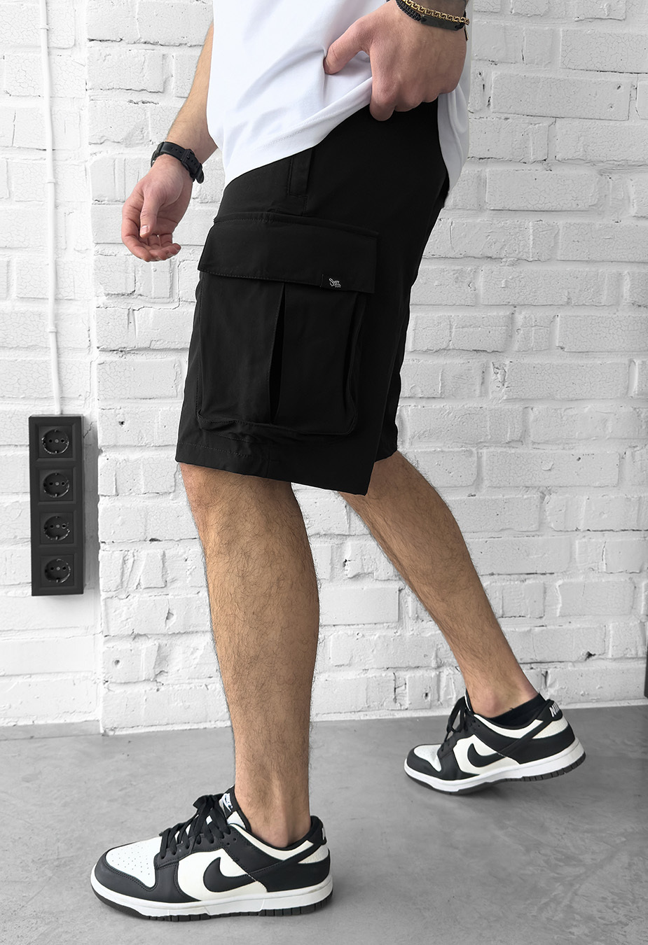 Spodenki Staff cargo soe black