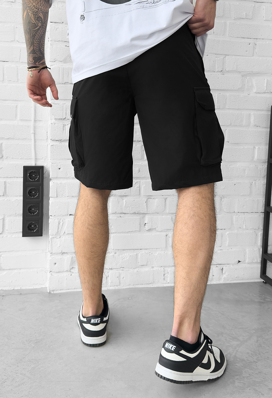 Spodenki Staff cargo soe black