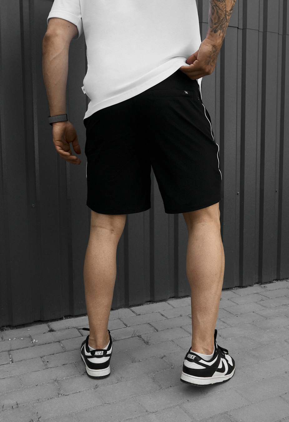 Spodenki Staff par black reflective