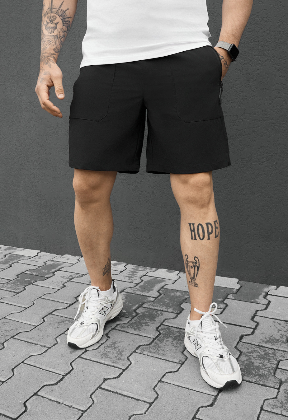 Spodenki Staff fro black