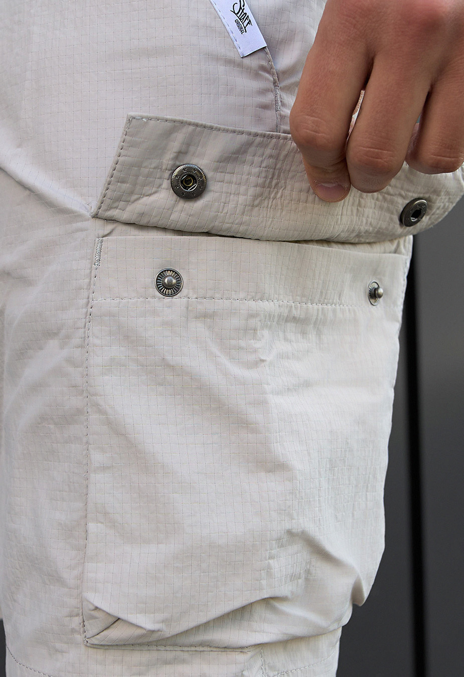 Spodenki Staff cargo sen light gray