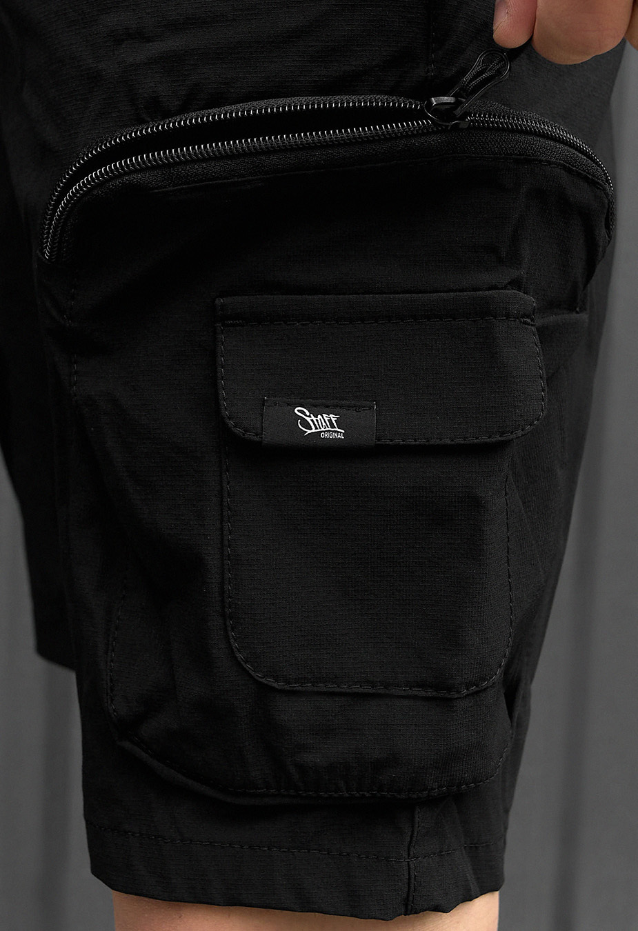 Spodenki Staff cargo pea black