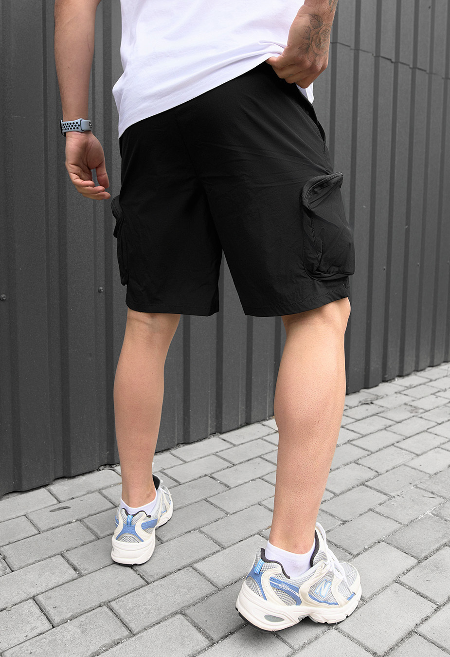 Spodenki Staff cargo pea black