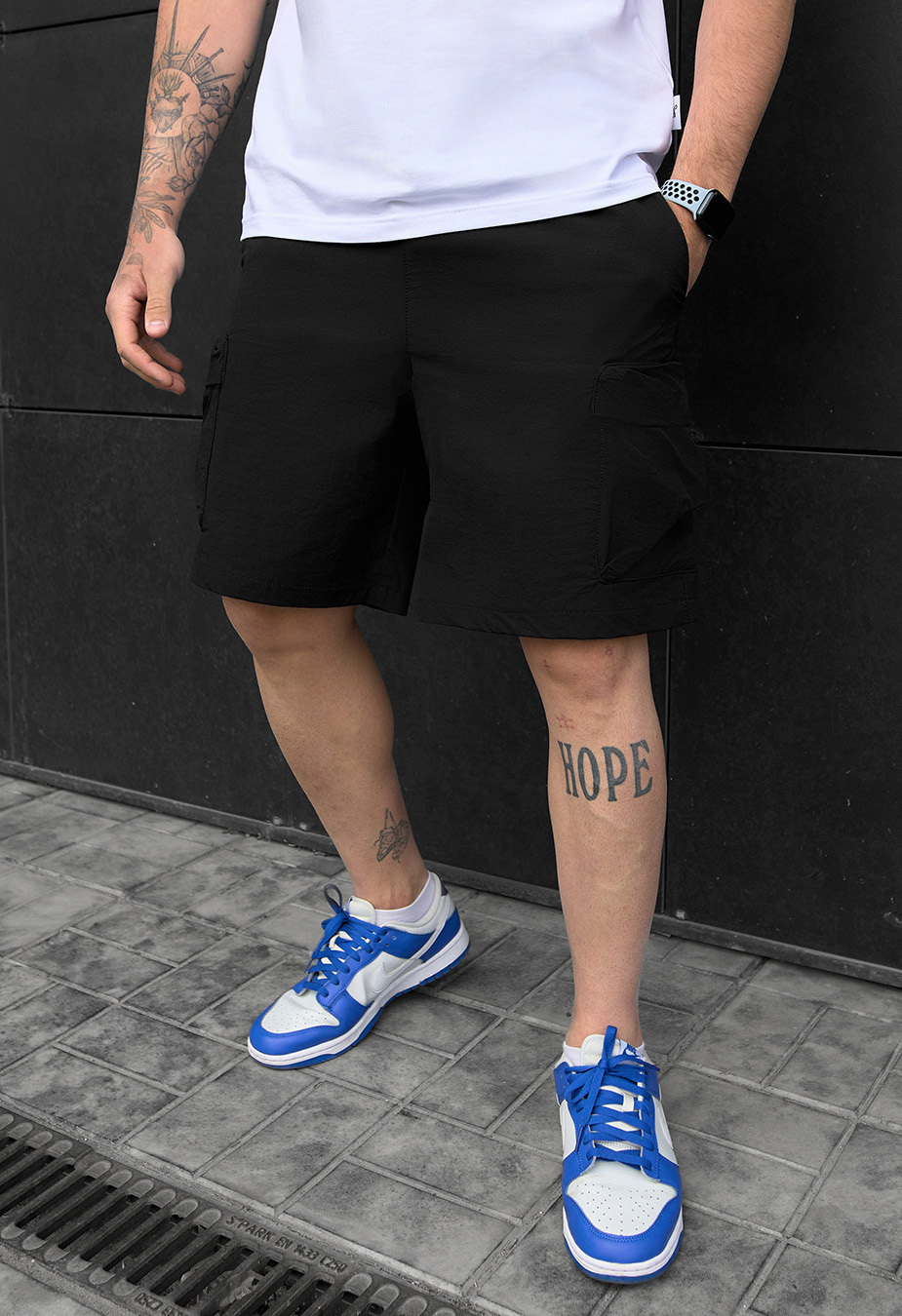 Spodenki Staff cargo sav black