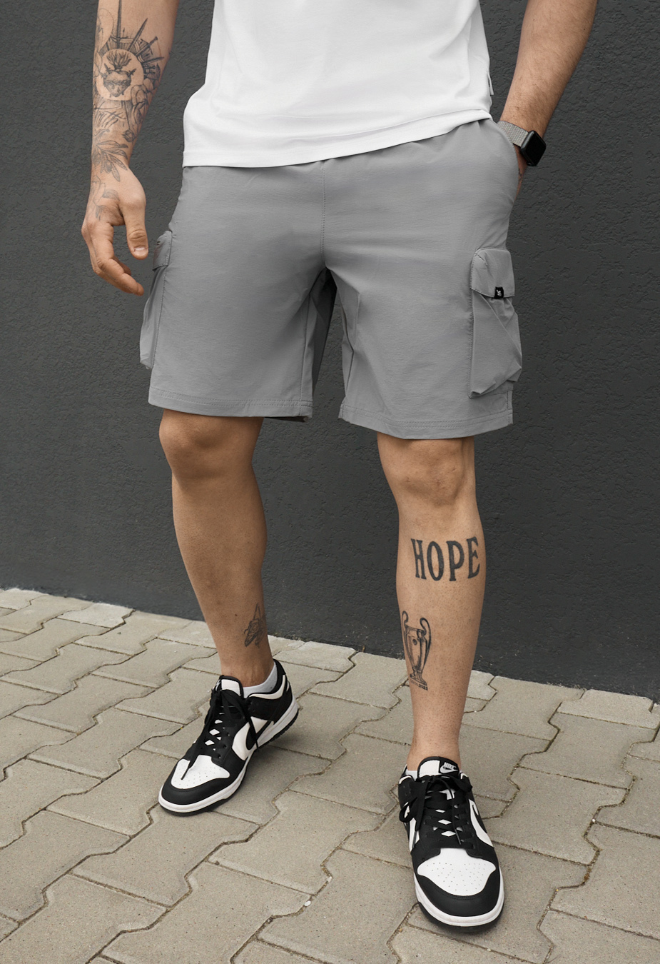 Spodenki Staff cargo sav gray