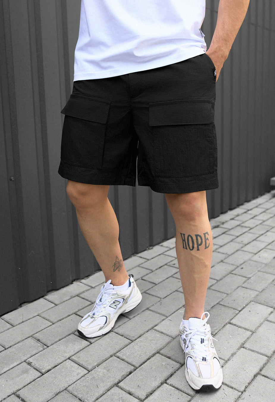 Spodenki Staff cargo bit black