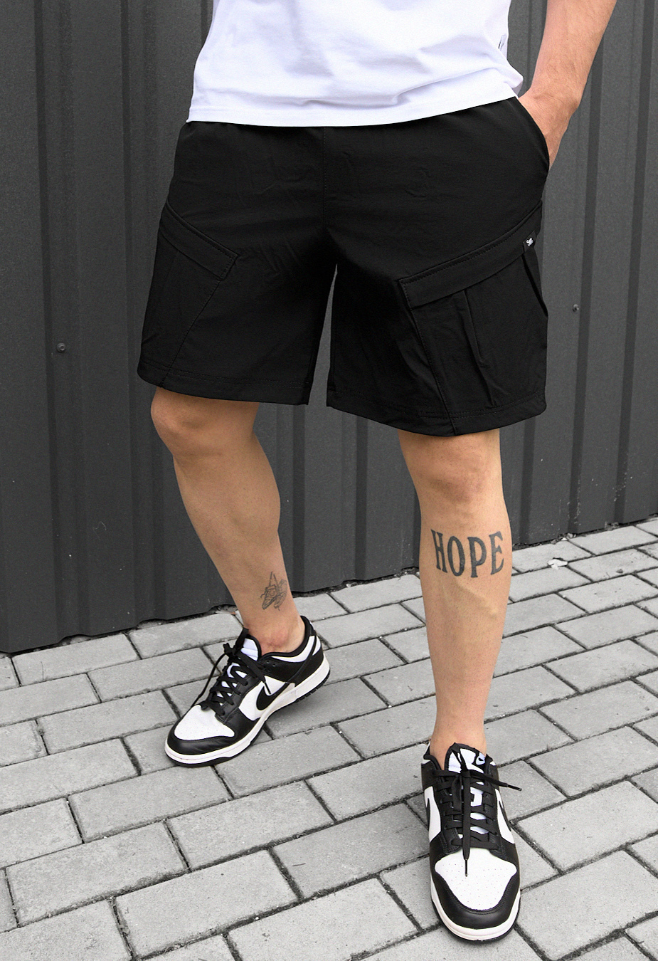 Spodenki Staff cargo em black