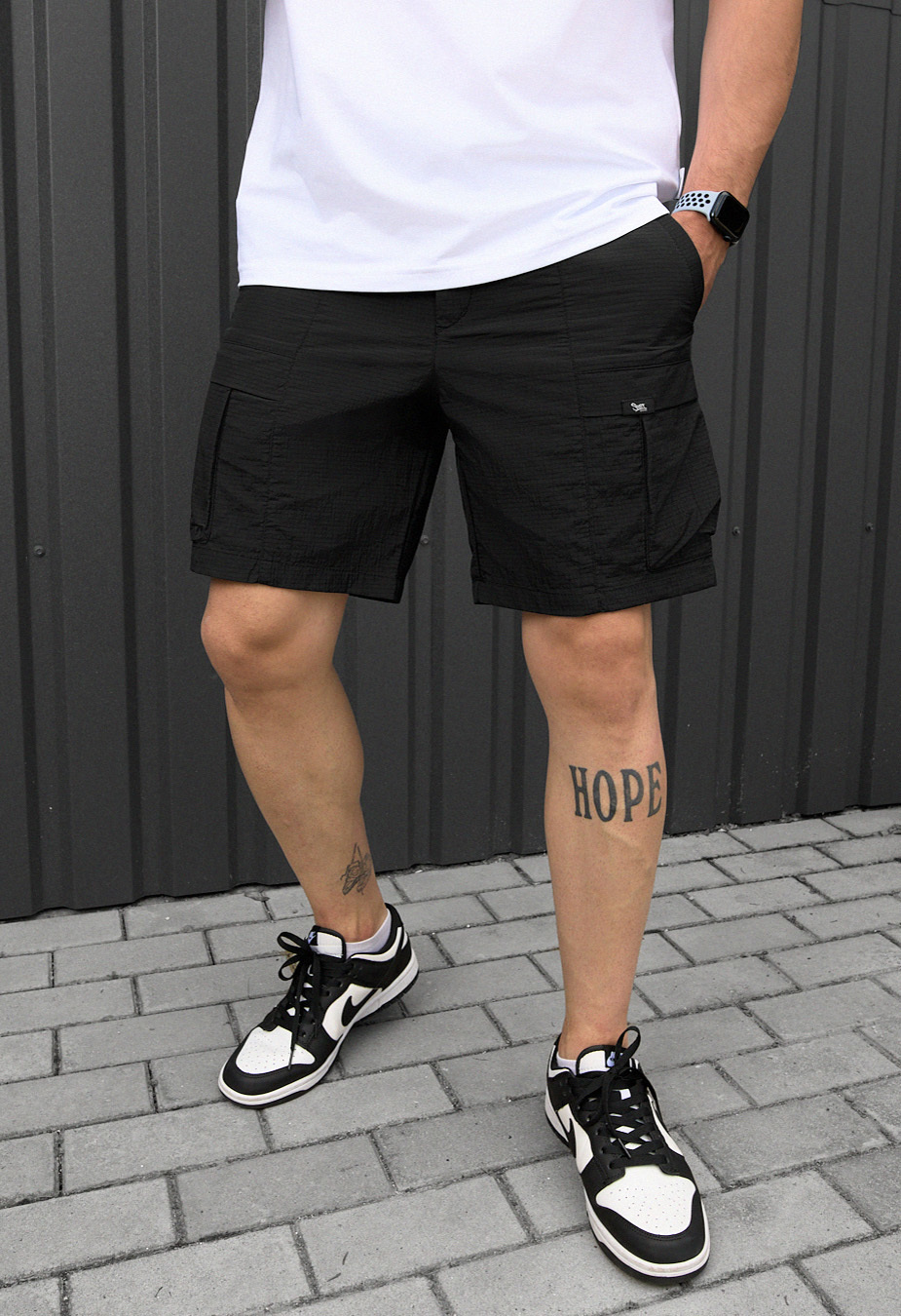 Spodenki Staff cargo fot black