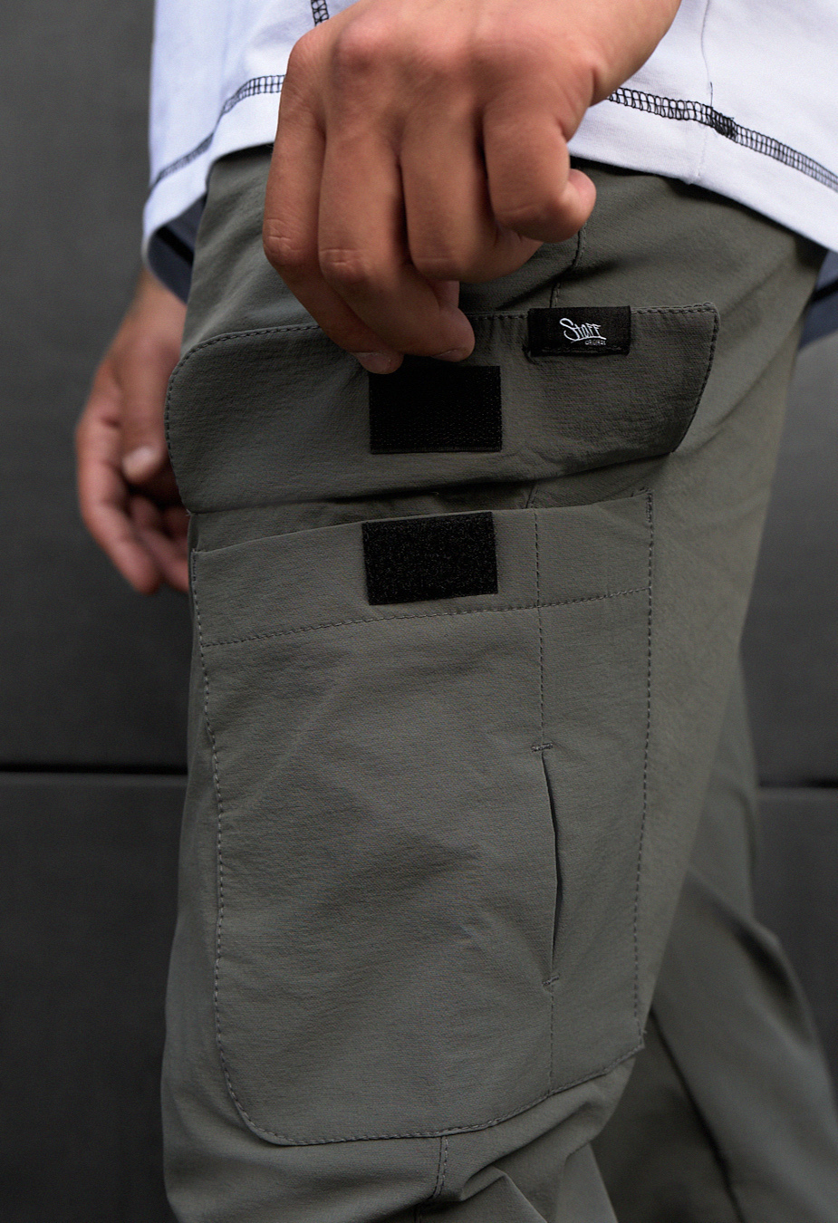 Spodnie Staff cargo tam dark gray