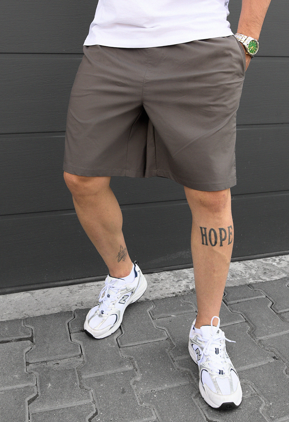 Spodenki chinos Staff bea gray