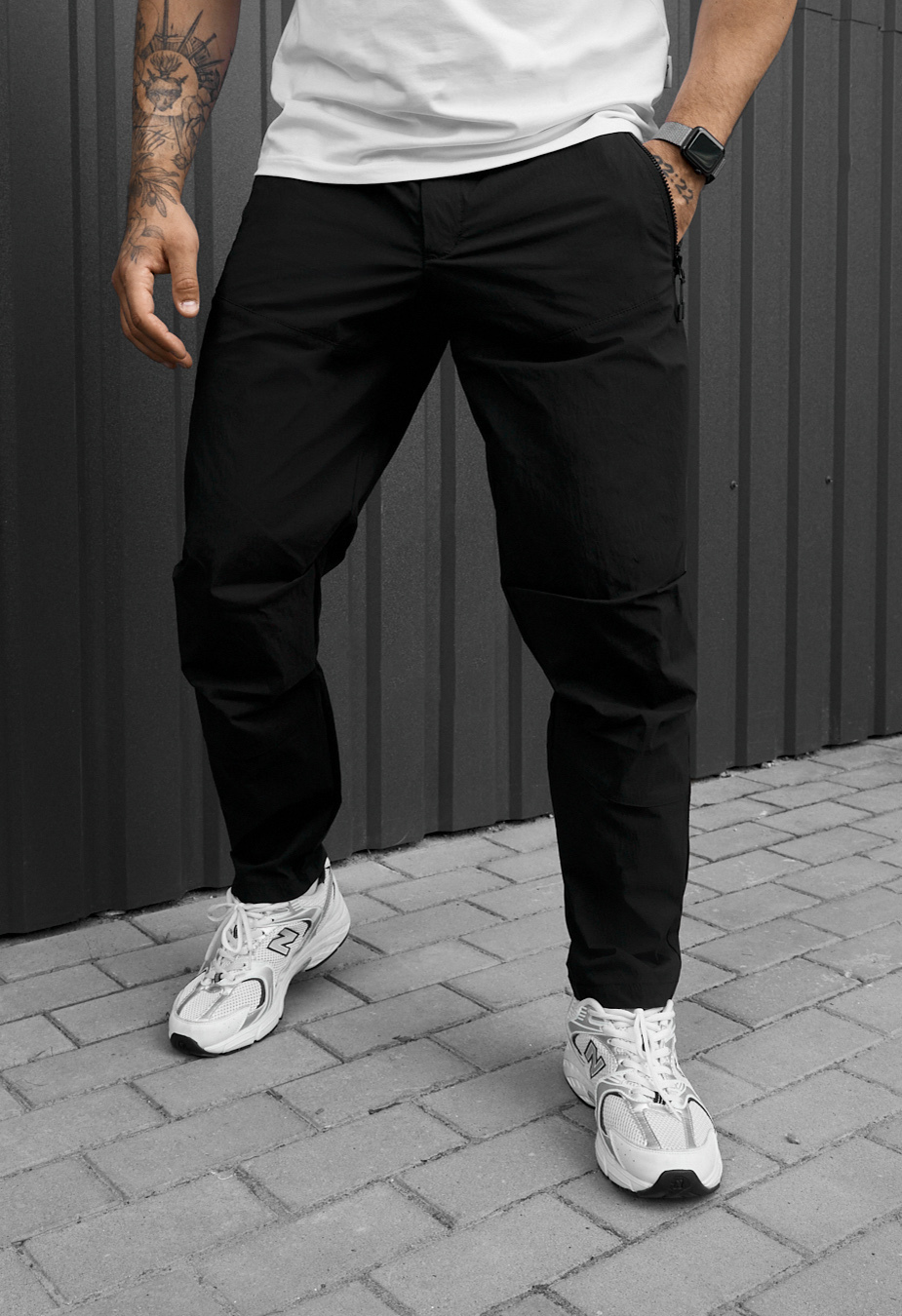 Spodnie chinos Staff sp black