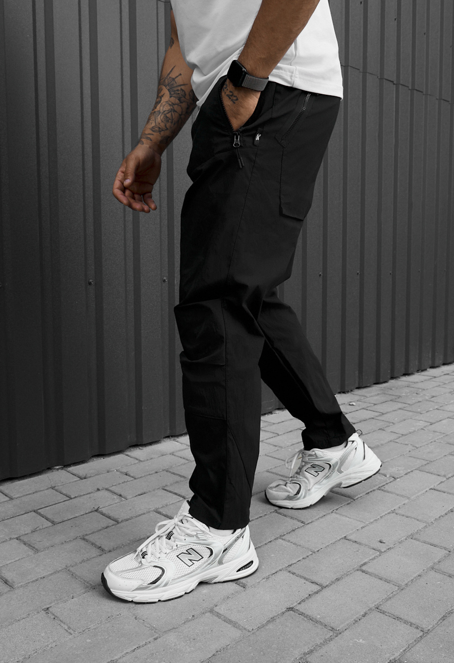 Spodnie chinos Staff sp black