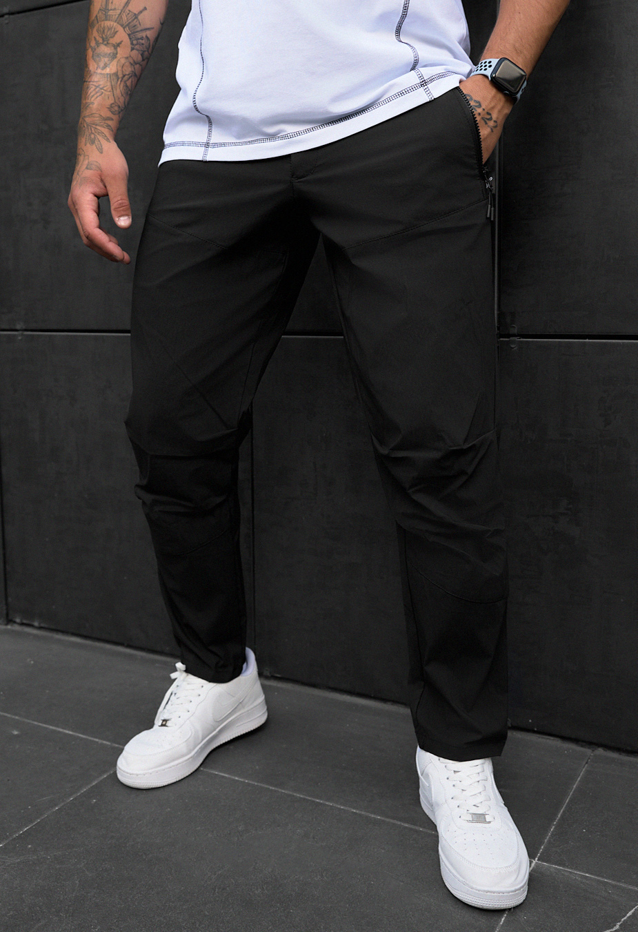 Spodnie chinos Staff sp black