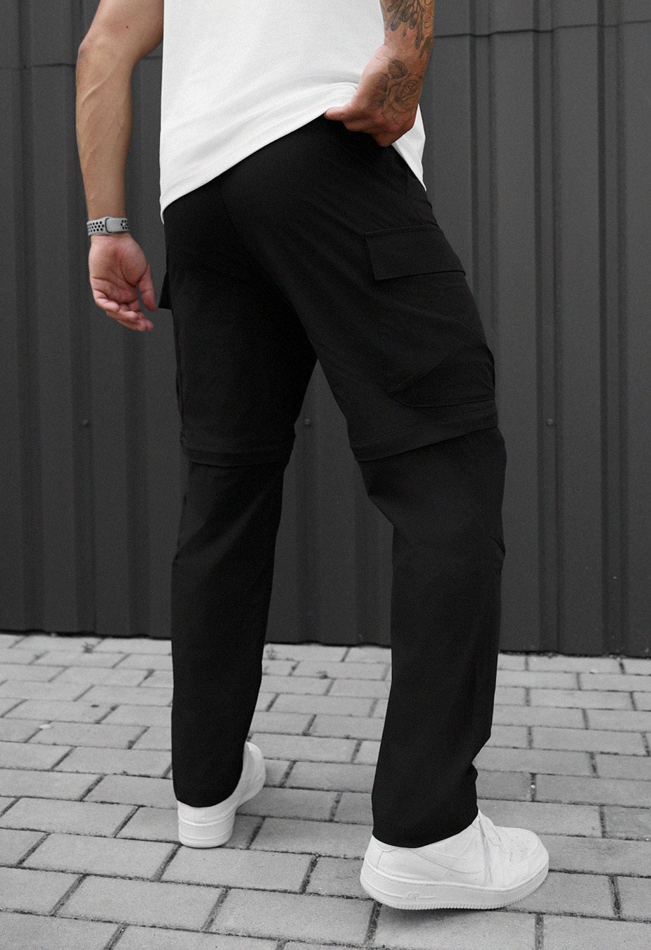 Spodnie Staff cargo chi black