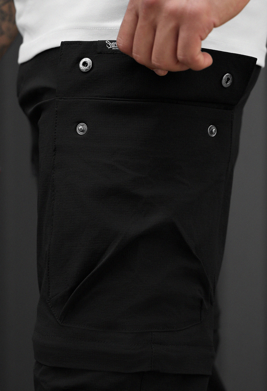 Spodnie Staff cargo chi black