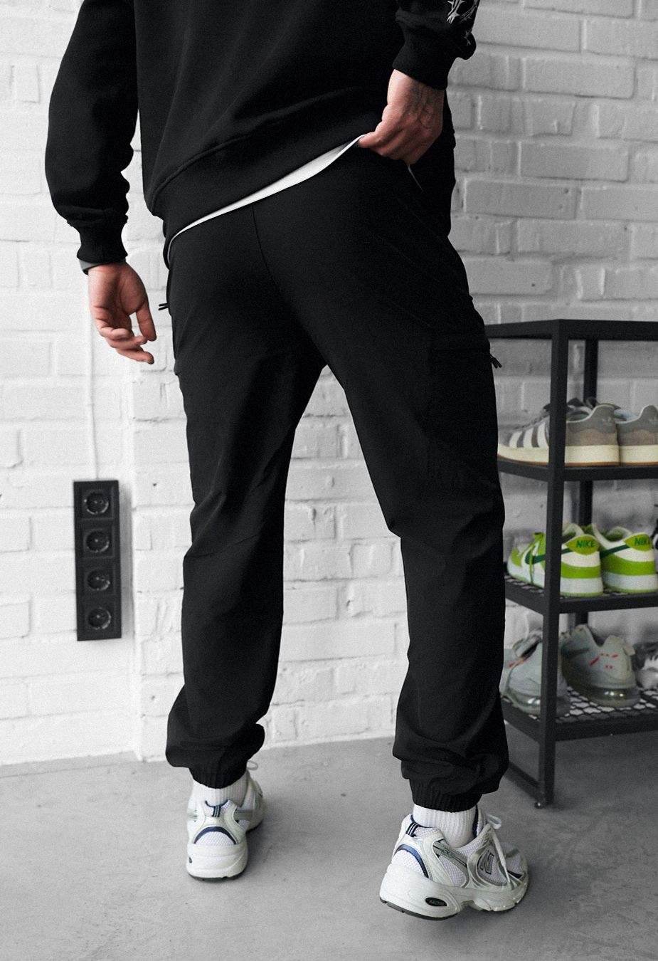 Spodnie Staff cargo tri black