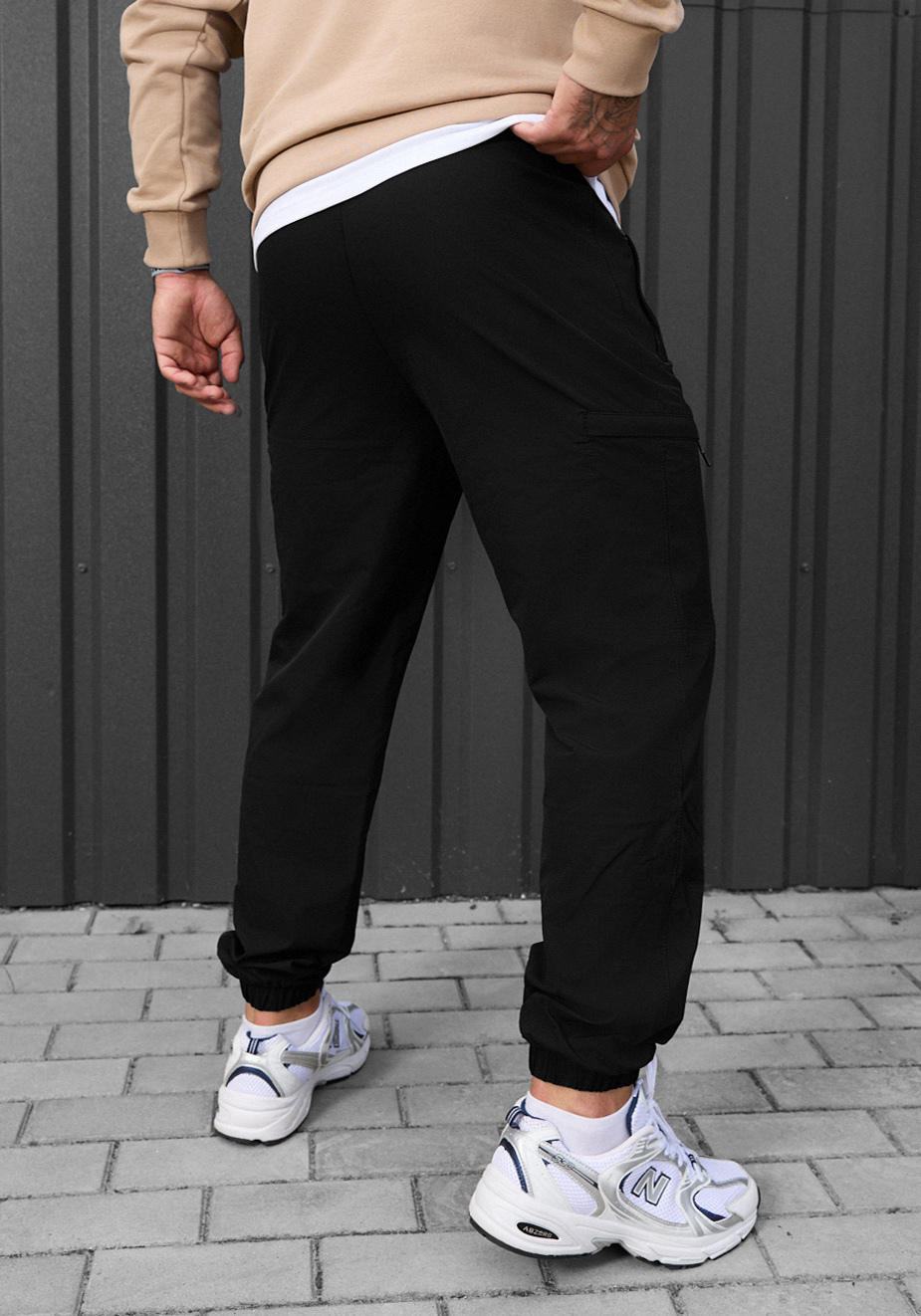 Spodnie Staff cargo tri black