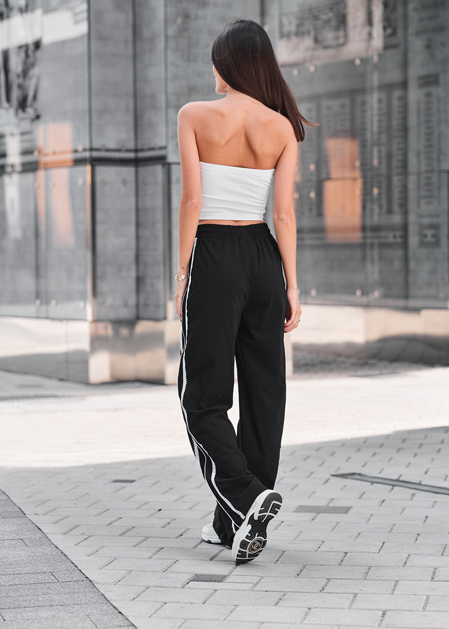 Spodnie Staff ti black reflective