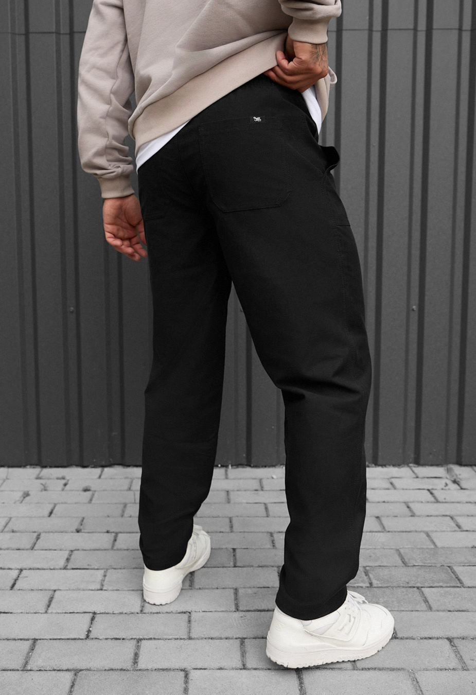 Spodnie chinos  Staff dez black