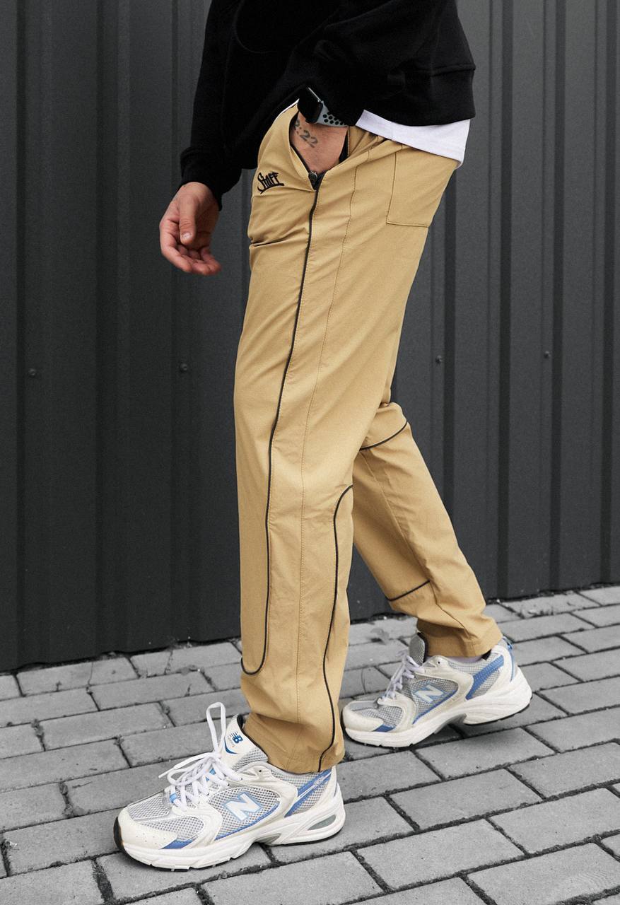 Spodnie chinos Staff ino beige reflective