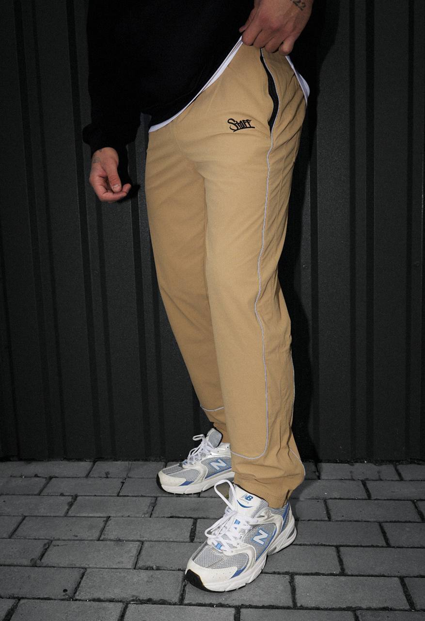 Spodnie chinos Staff ino beige reflective