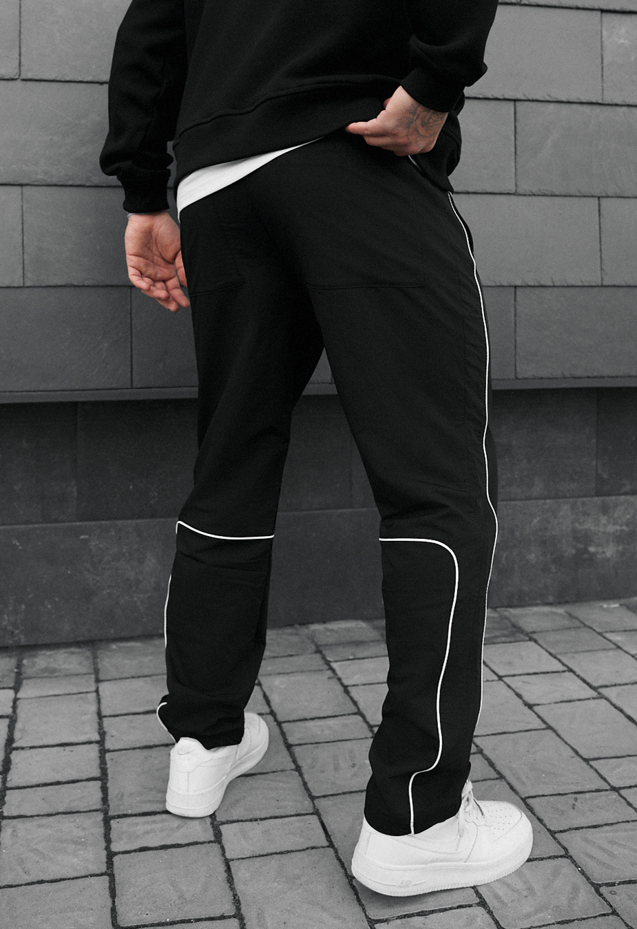 Spodnie Staff ino black2 reflective