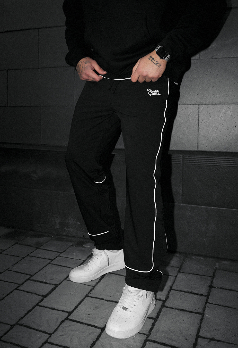 Spodnie Staff ino black2 reflective