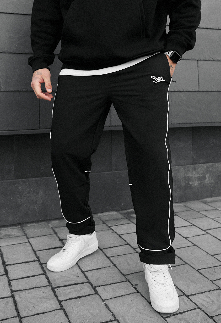 Spodnie Staff ino black2 reflective