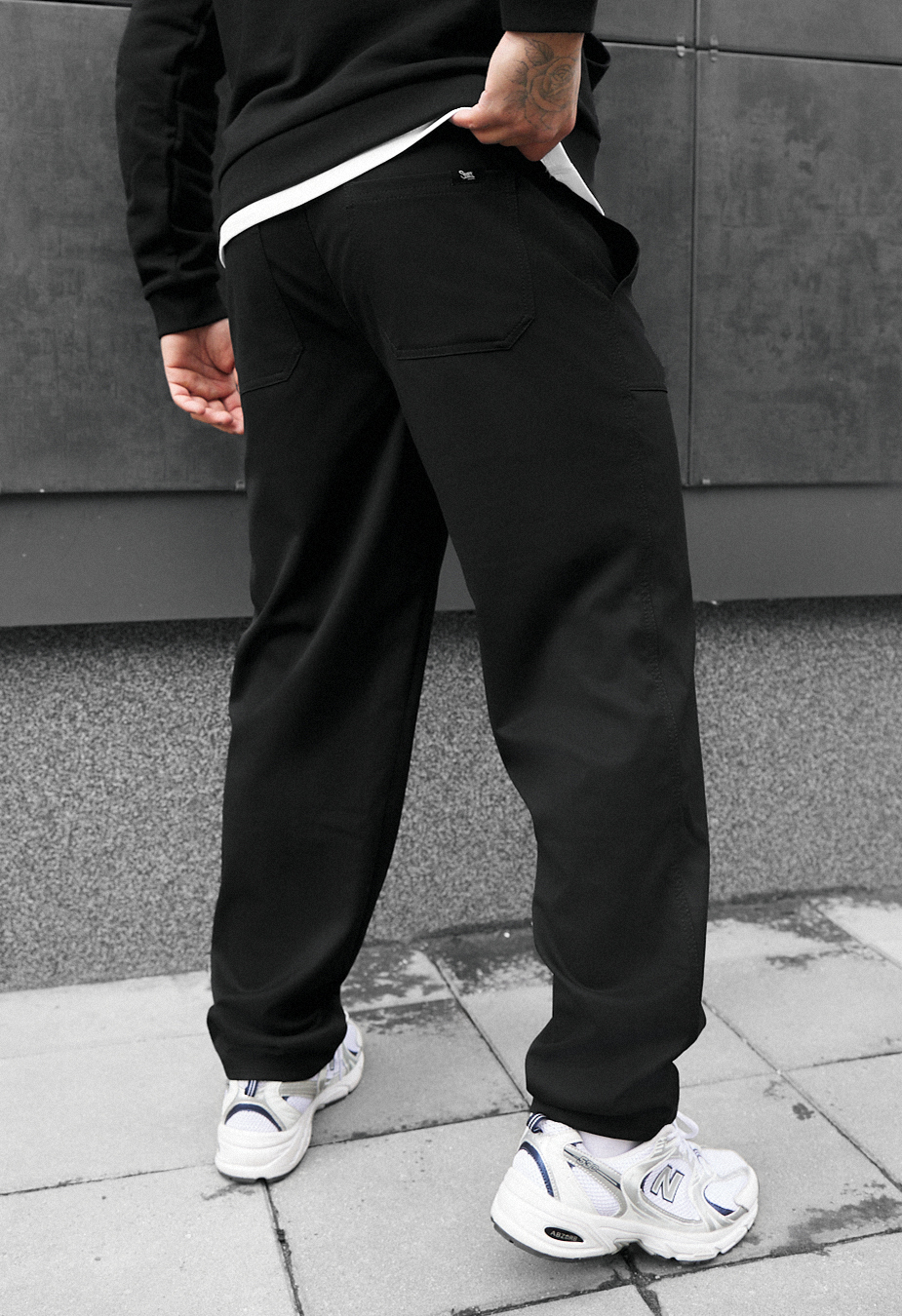 Spodnie chinos Staff jav black