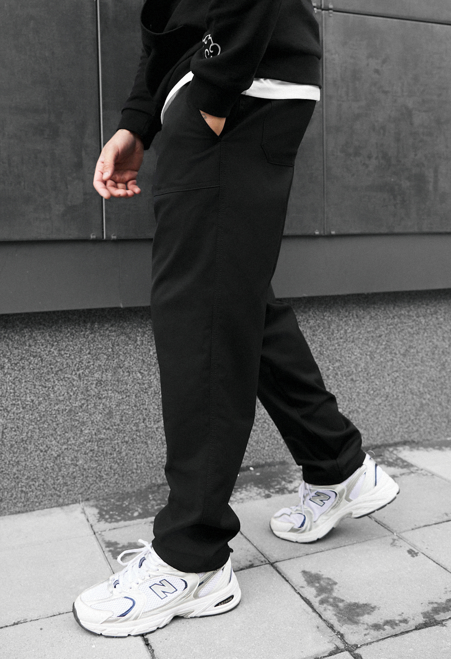 Spodnie chinos Staff jav black