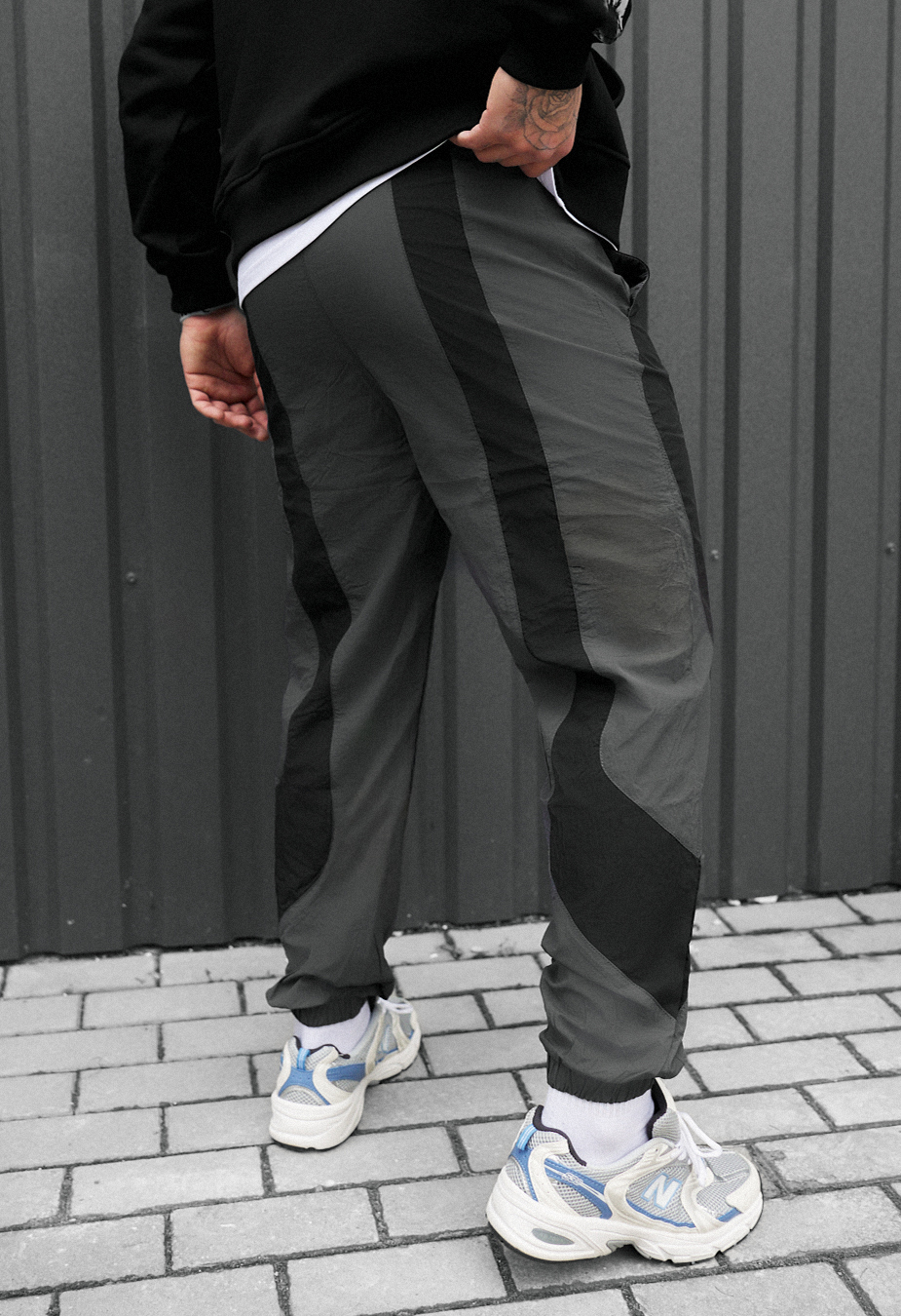Joggery Staff ol dark gray & black