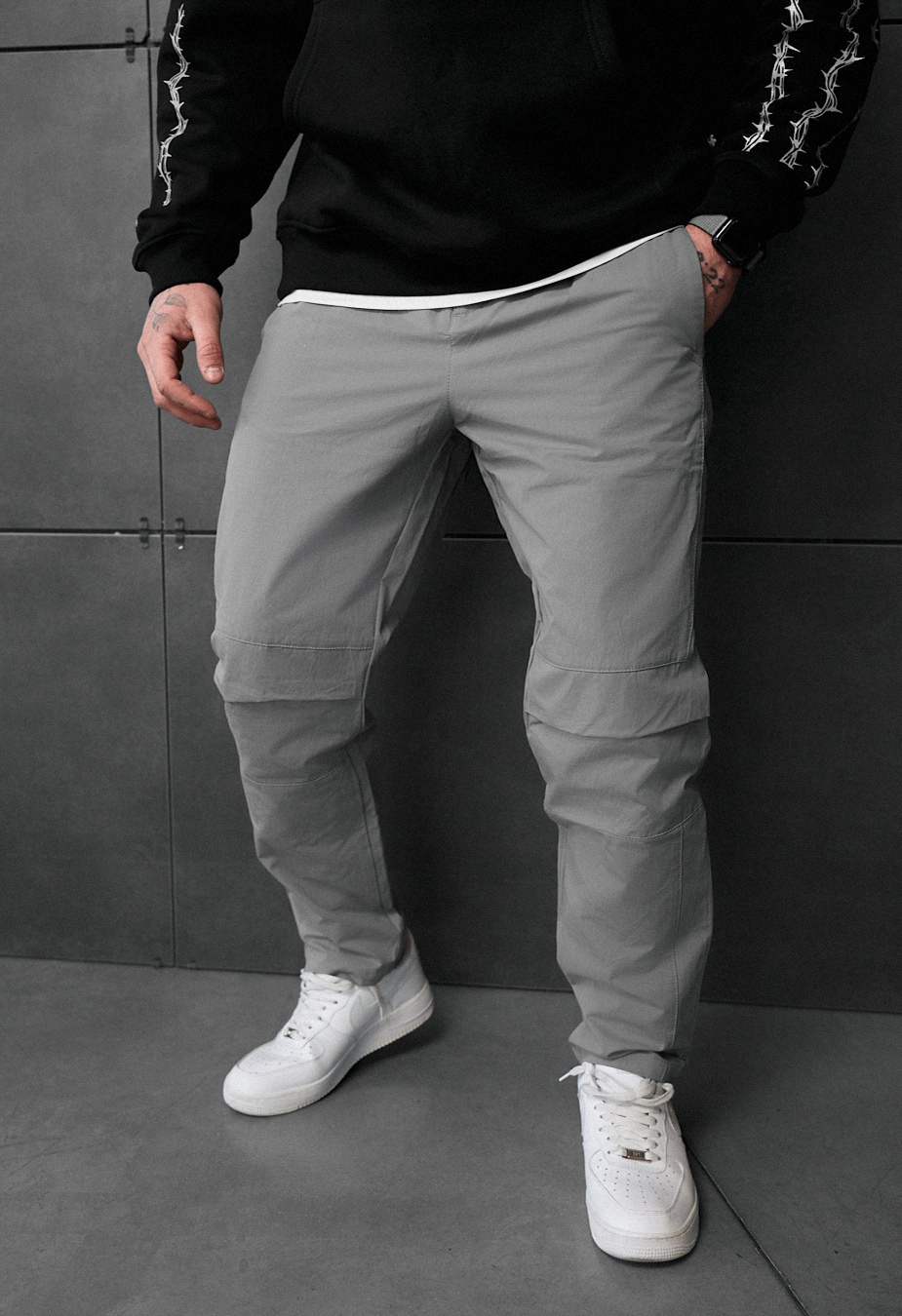 Spodnie Staff avi light gray