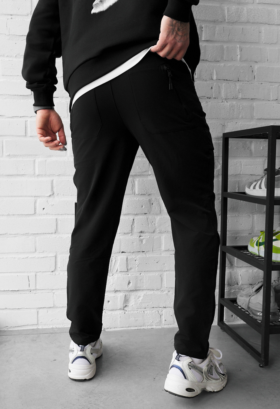 Spodnie Staff cargo ks black