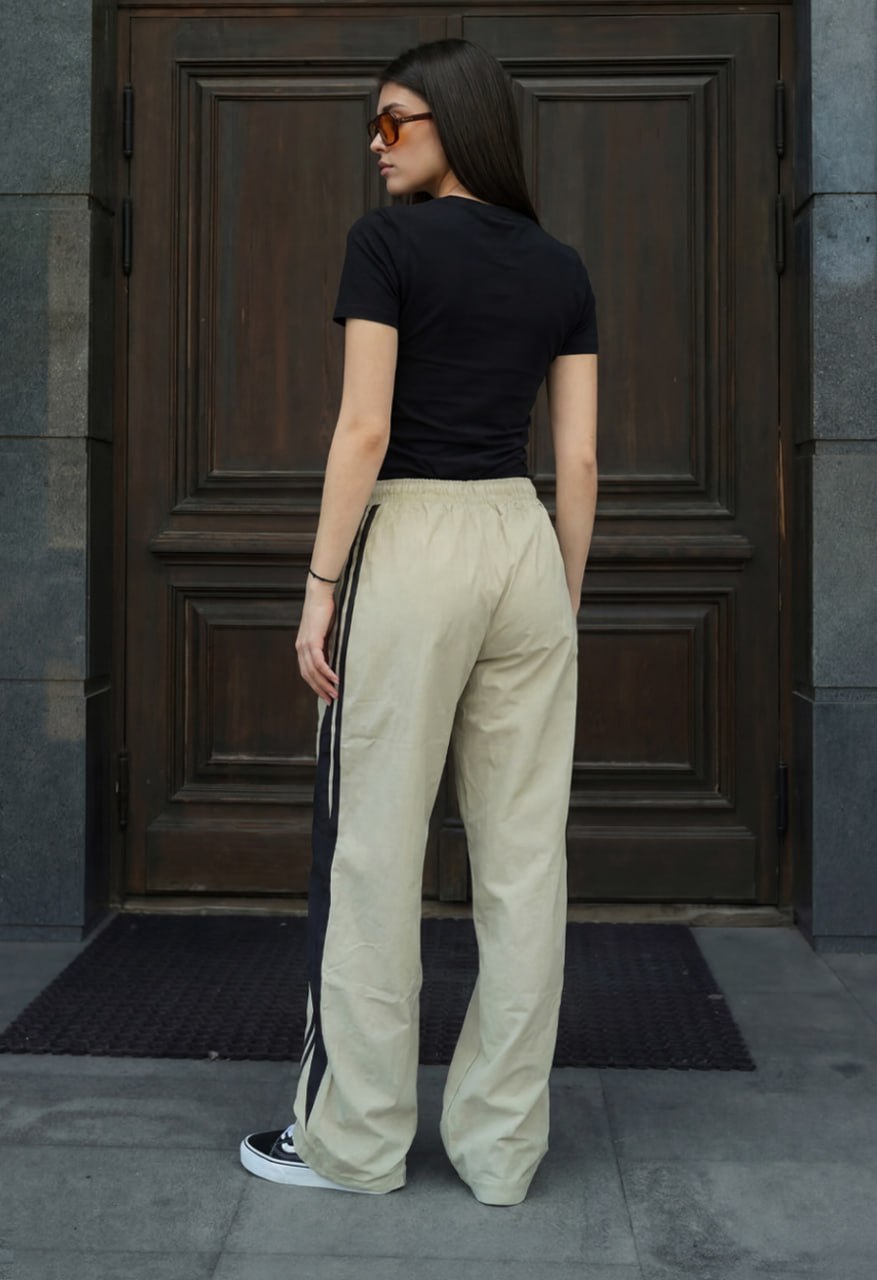 Spodnie dresowe Staff spo black & light beige