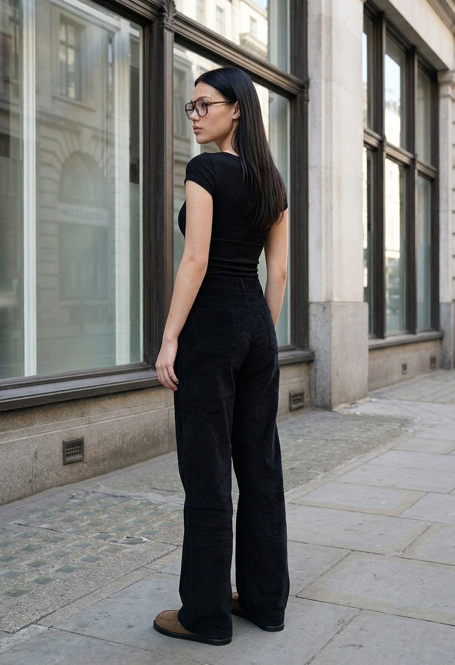 Spodnie Staff mi velvet black