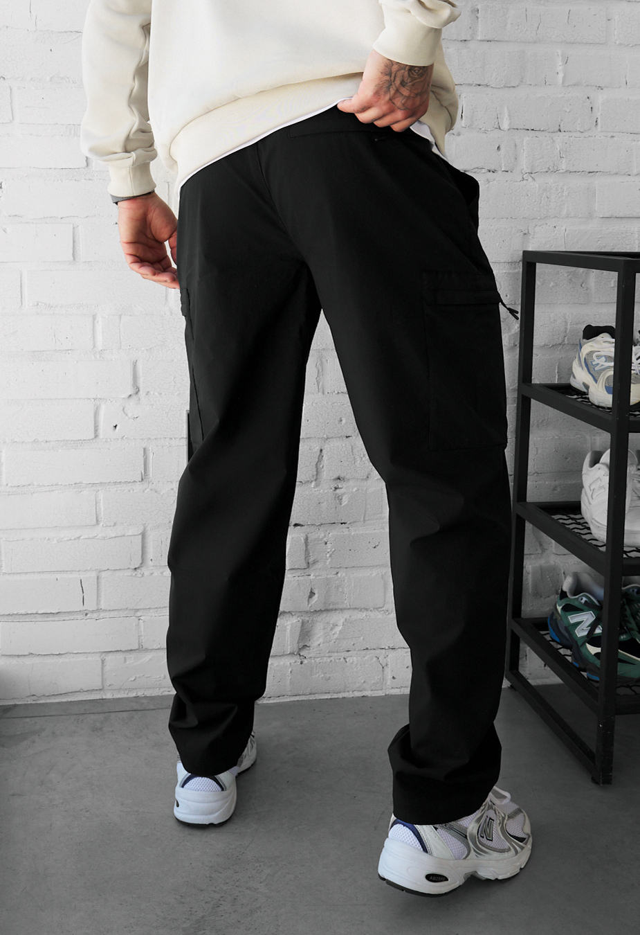 Spodnie Staff cargo bern black