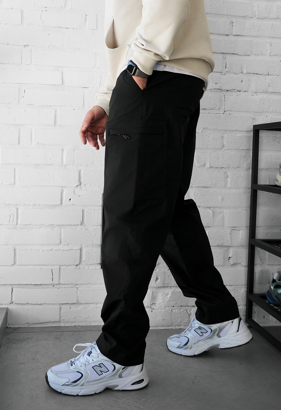 Spodnie Staff cargo bern black