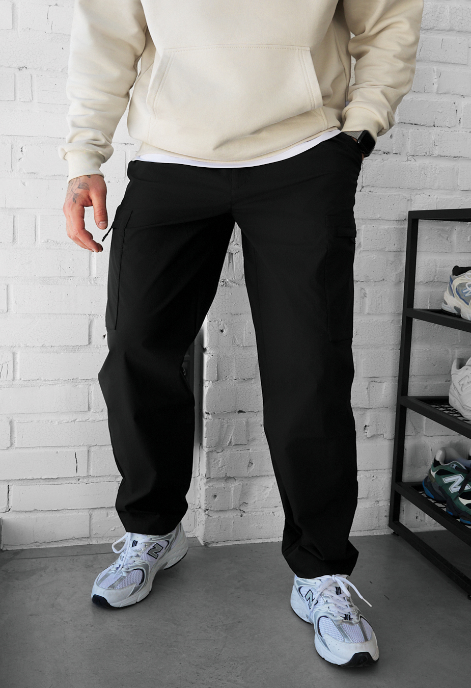 Spodnie Staff cargo bern black