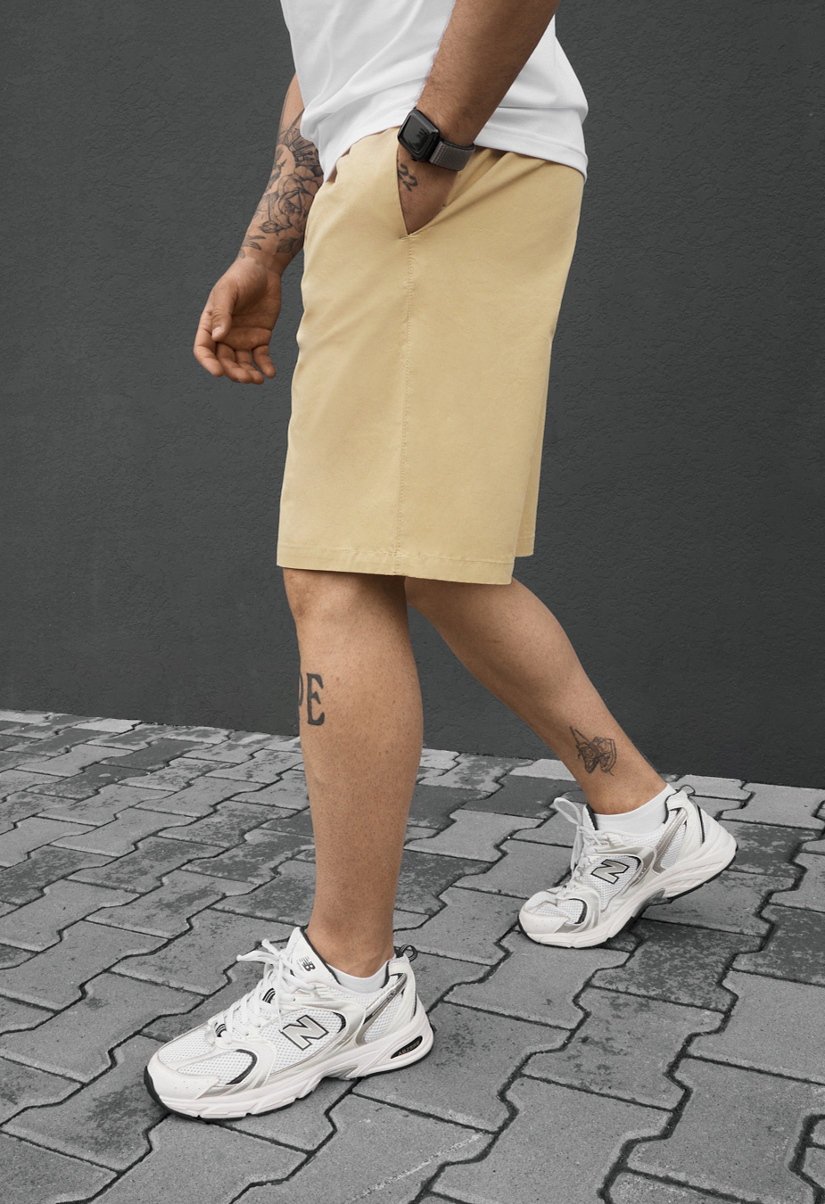 Spodenki Staff bea beige