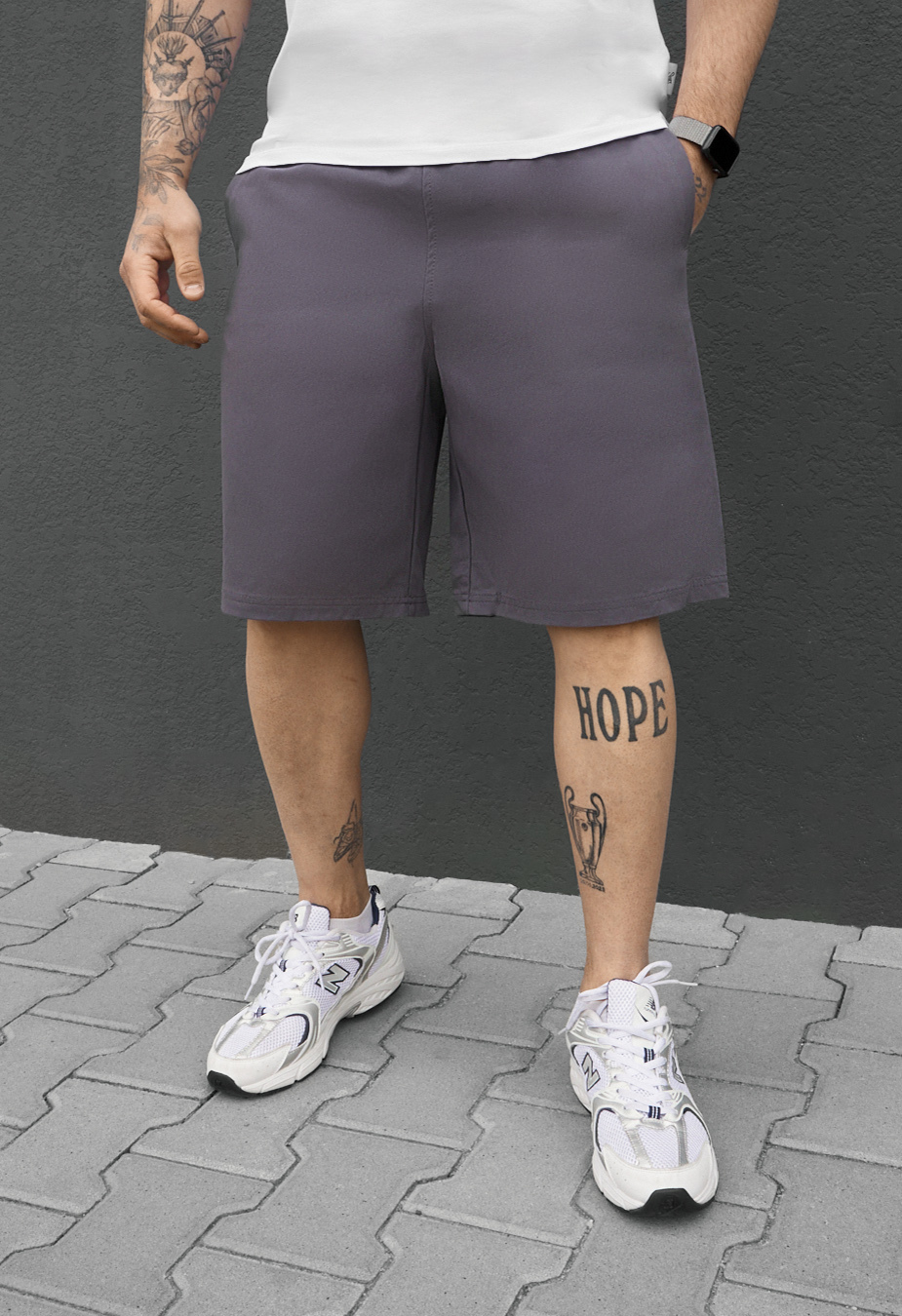 Spodenki Staff mar dark gray