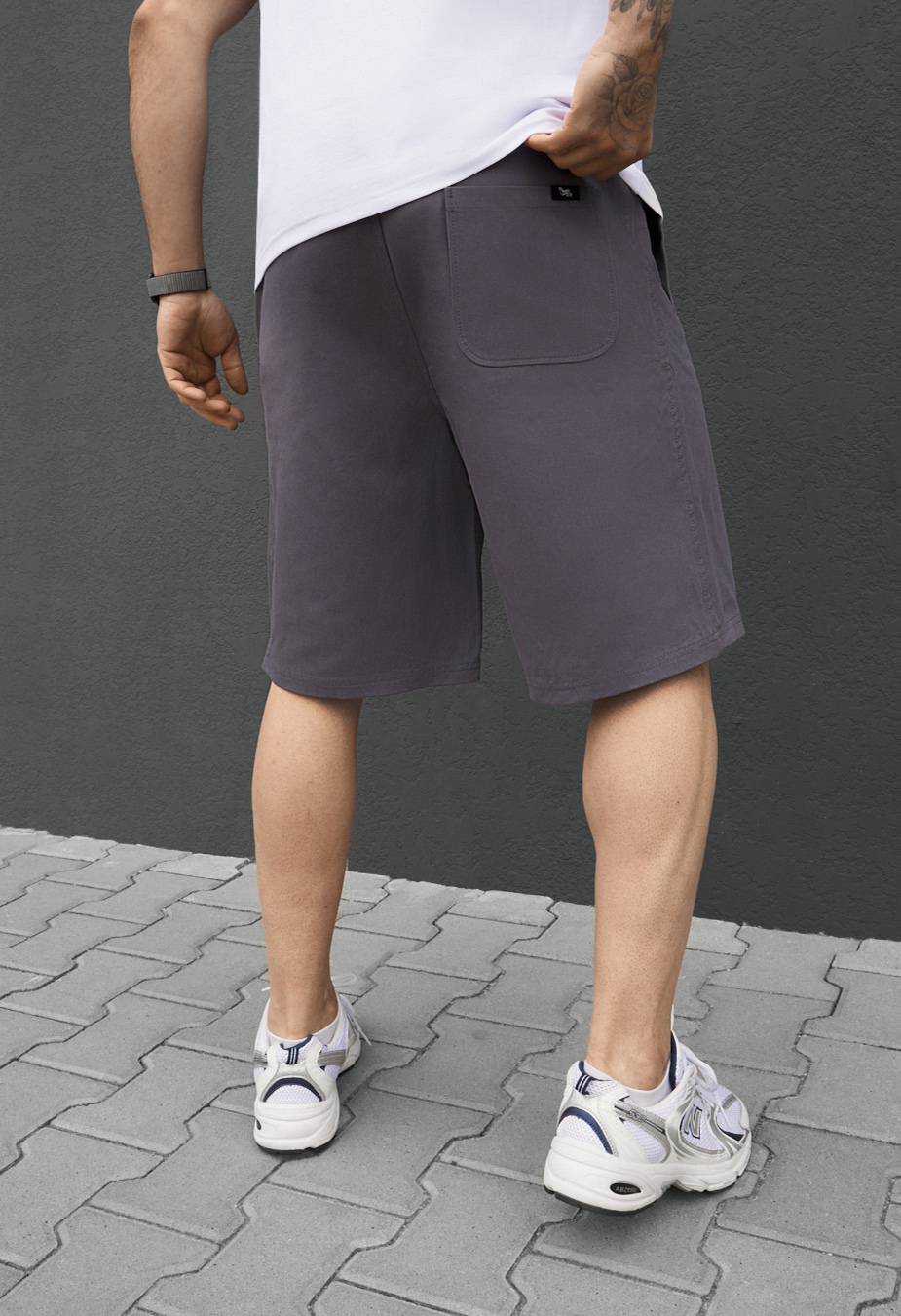 Spodenki Staff mar dark gray