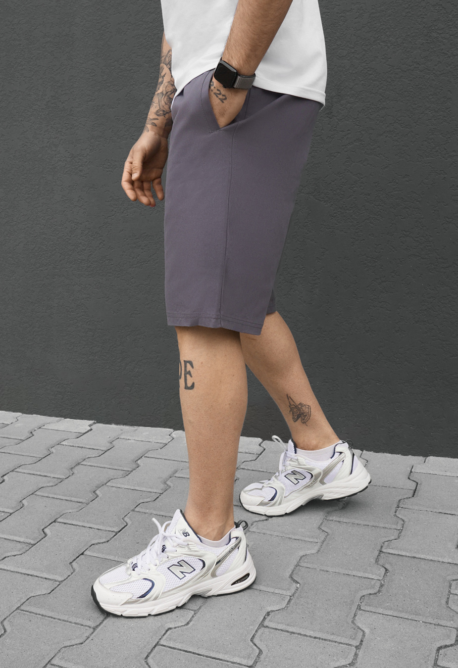 Spodenki Staff mar dark gray